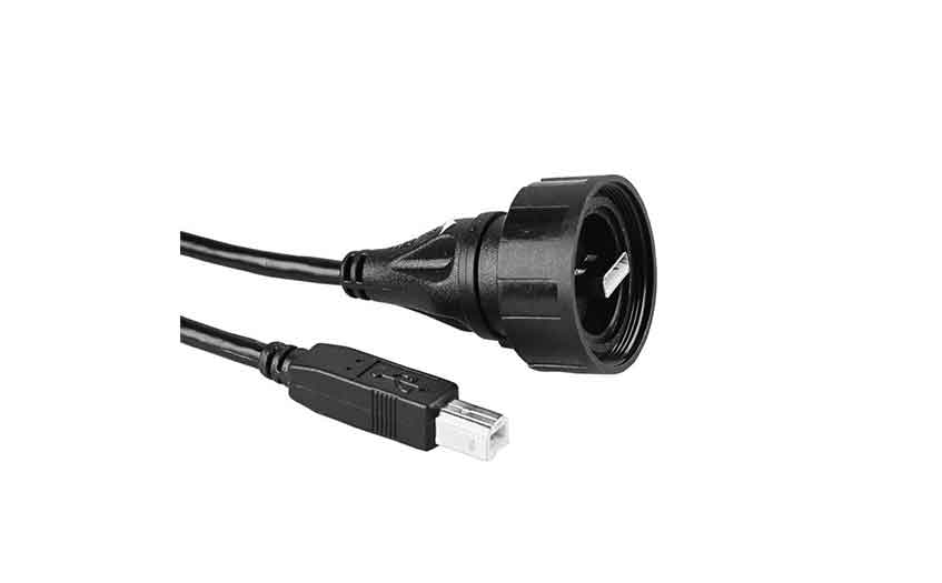 PX0840預(yù)連線包覆成型連接器 USB V2.0 線連接器