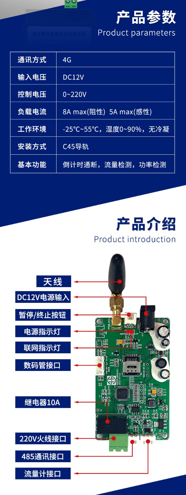 4g支付模塊產(chǎn)品參數(shù)